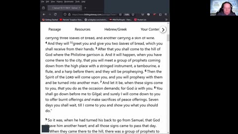 Journey Through The Bible -- 1 Samuel 10 - 11 02282025