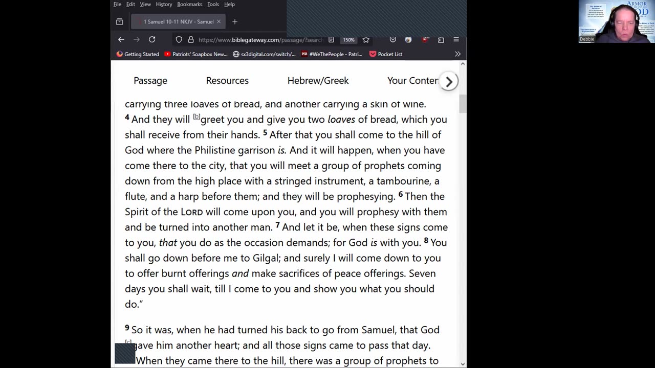 Journey Through The Bible -- 1 Samuel 10 - 11 02282025