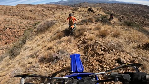 Arizona off road riding single track YZ250X and various KTM's