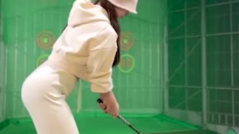 Korean golf #golf #golfer #professional #athlete #korean #hit #swing #shot #green #fairway #pro