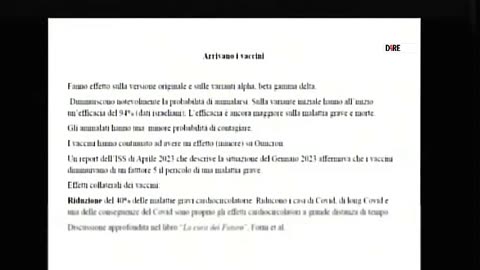 Roma - COVID. PARISI: GRANDE EFFETTO VACCINI; POI VIENE INTERROTTO: FUORI TEMA (25.02.25)