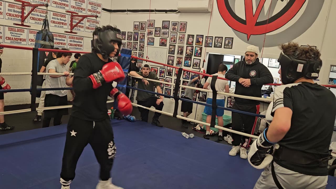 Joey sparring Jimmy 2. 2/11/25