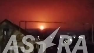 🔥 As a result of a massive UAVs attack in on Rostov region, a fire broke out at