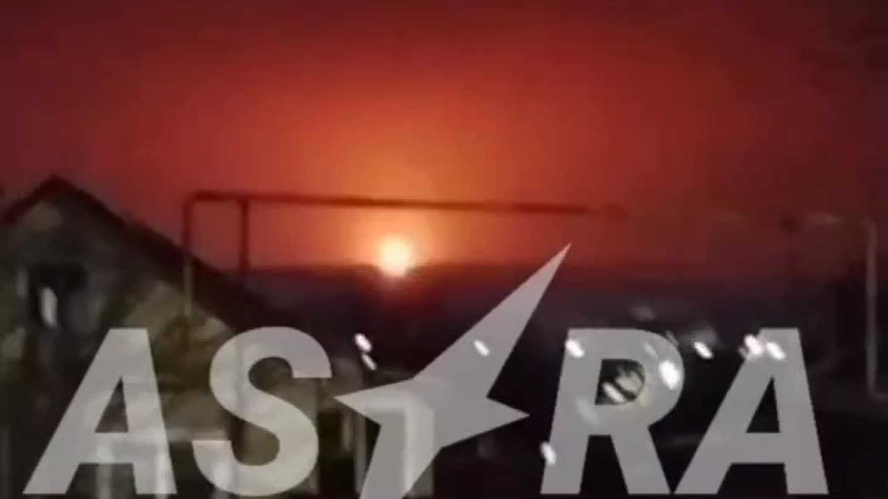 🔥 As a result of a massive UAVs attack in on Rostov region, a fire broke out at