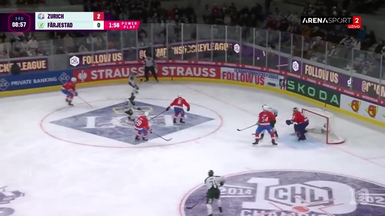 ZSC Lions - Färjestad Champions Hockey League F Feb 18, 2025