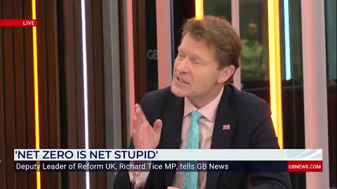 Richard Tice: 'Scrap Net Zero—It’s Driving the Cost of Living Crisis'