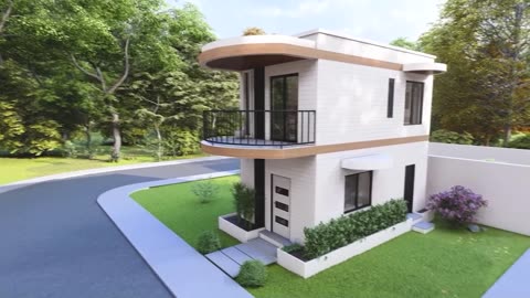 Small House _ Two Storey Tiny House Design _ 2 Bedroom _ House Design Ideas