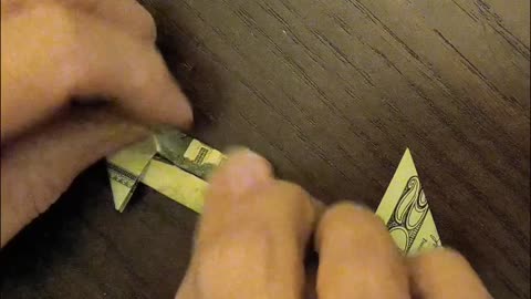 Origami Christmas Tree from US Money - Part 4 of 4