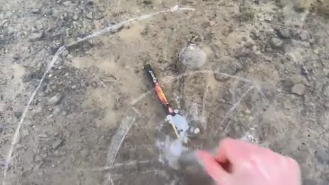 FIREWORKS UNDER ICE Experiment