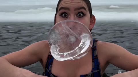 ICE girl and nipple ICE