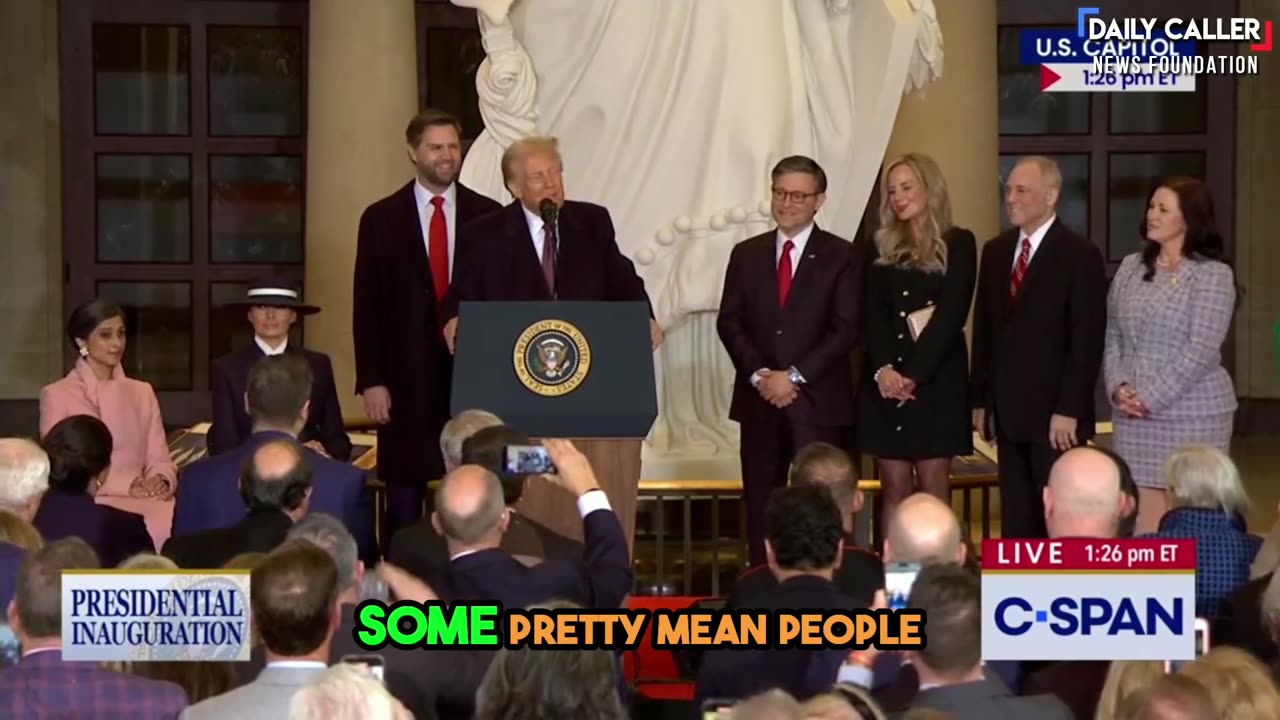 President Trump Celebrating Mike Johnson