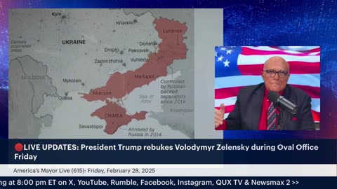 America's Mayor Live (615): President Trump Dresses Down President Zelenskyy with the World Watching