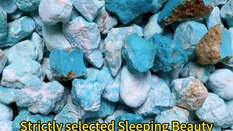 250227-10 Strictly selected Sleeping Beauty turquoise rough materials