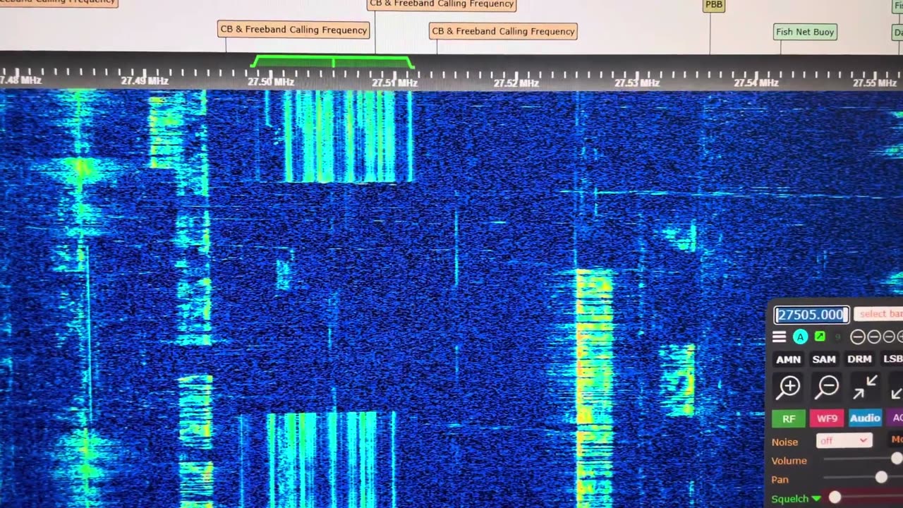 27.100 CB Radio Channel 12R Repeater Krasnodar Russia RX G8JNJ SDR 6 Sept