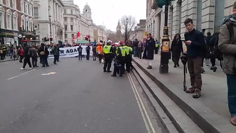 Thoughts on left-wing demo near Trafalgar Square, London