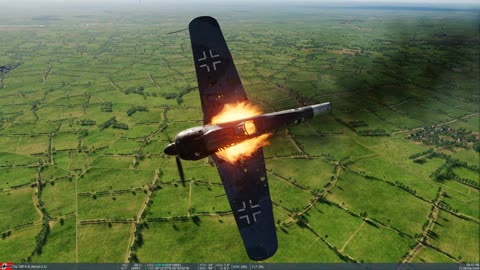 P-51D vs FW190A8 dogfight disaster .