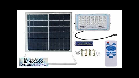 120W 6500-7000K 126 LED Camping Light Set Waterproof Wall Lamp Solar Panel Review