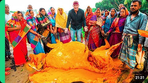 600 POUND WATER BUFFALO!! Bangladesh's Secret Youtube Food Village!!!