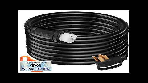 VEVOR 75Ft 50 Amp Generator Extension Cord 6AWG/3C+8AWG/1C Generator Cord 125V 250V Review