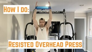 Overhead Press with Resistance Band