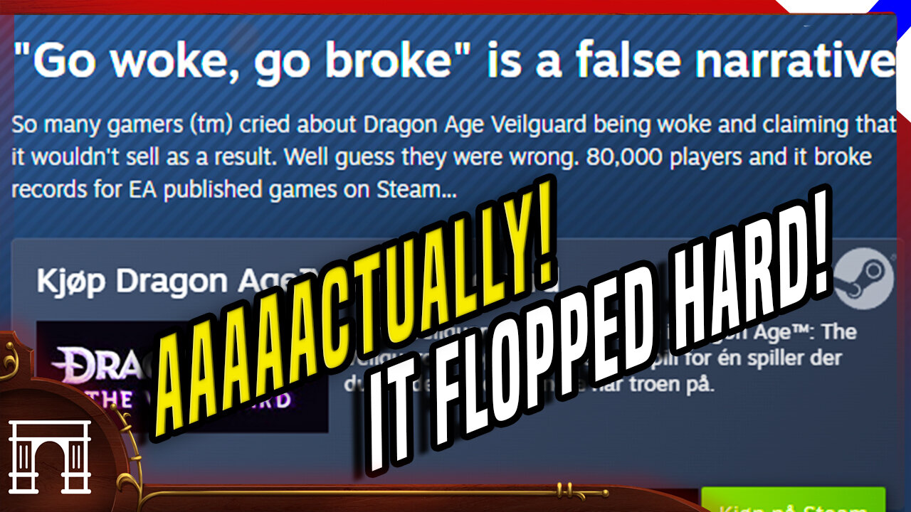 EA Declares Dragon Age Veilguard A Failure! Sold Only Half Of Biowares LOW Expectations!