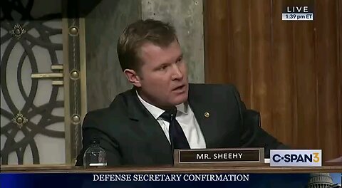 SENATOR TIM SHEEHY: How many genders are there? HEGSETH: Two.