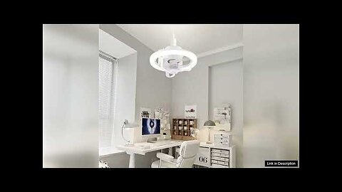 E27 50W 220V Ceiling Fan Bulb With LED Light And Remote Control Review