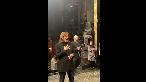 We Dodged a Bullet: Kamala Sounds Drunk Rambling a Bunch of Nonsense to Broadway Cast 2/16/25