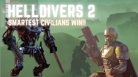 Whoever Has The Smartest Civilians Wins! In Helldivers 2 #helldivers2 #gaming #gamingvideos