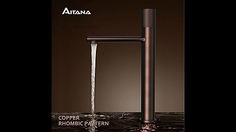 Brass black bathroom basin faucet diamond single handle design