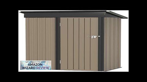 Greesum Metal Outdoor Storage Shed 5FT x 3FT Steel Utility Tool Shed Review