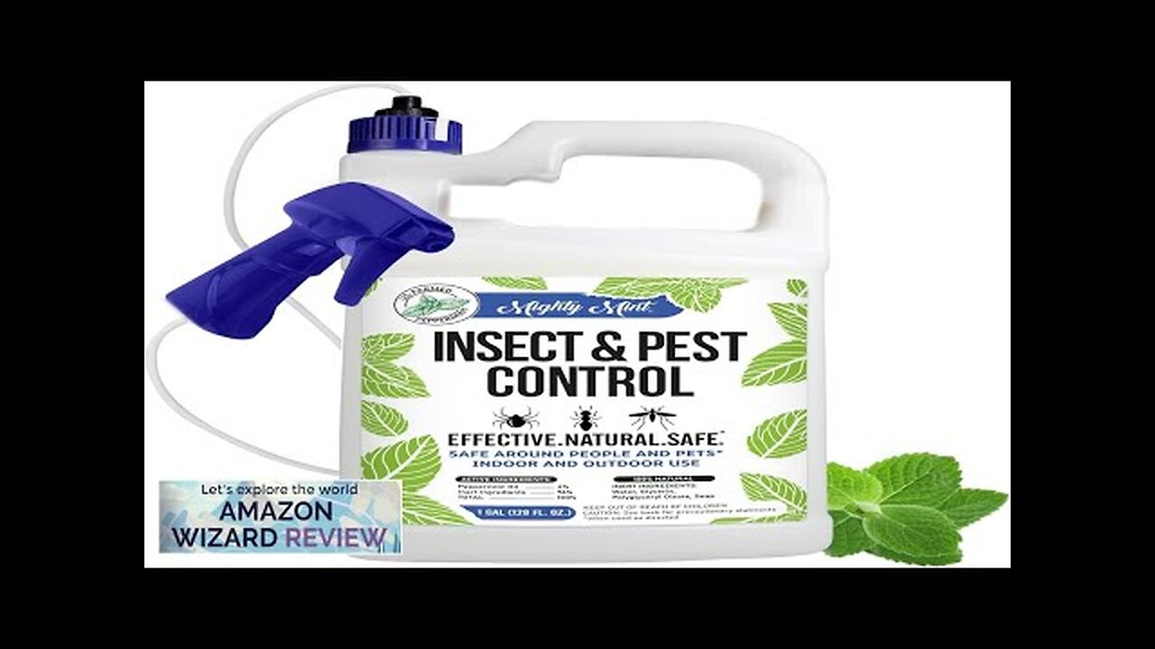 Mighty Mint Gallon (128 oz) Insect and Pest Control Peppermint Oil Review