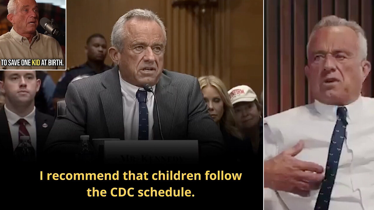 Robert F. Kennedy Jr. | "I Recommend Children Follow the CDC (Vaccine) Schedule. And I Will Support the CDC Schedule..If I'm Fortunate Enough to Be Confirmed...Operation Warp Speed Was An Extraordinary Accomplishment."