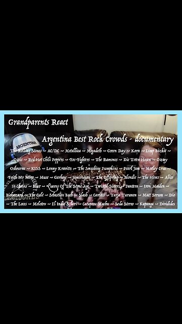 Argentina Best Crowd Ever ~Highlights from Grandparents from Tennessee (USA) react -Rock Documentary