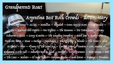 Argentina Best Crowd Ever ~Highlights from Grandparents from Tennessee (USA) react -Rock Documentary