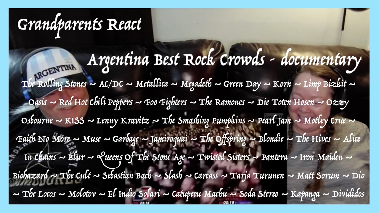 Argentina Best Crowd Ever ~Highlights from Grandparents from Tennessee (USA) react -Rock Documentary