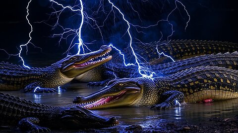 Drying crocodiles with electricity