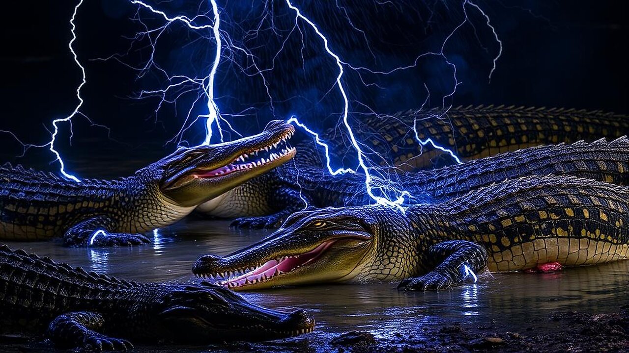 Drying crocodiles with electricity