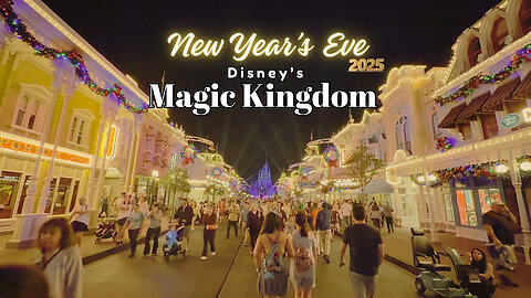 Magical Glimpses of New Year’s Eve Celebration Party at Disney World’s Magic Kingdom! [Ep 8]