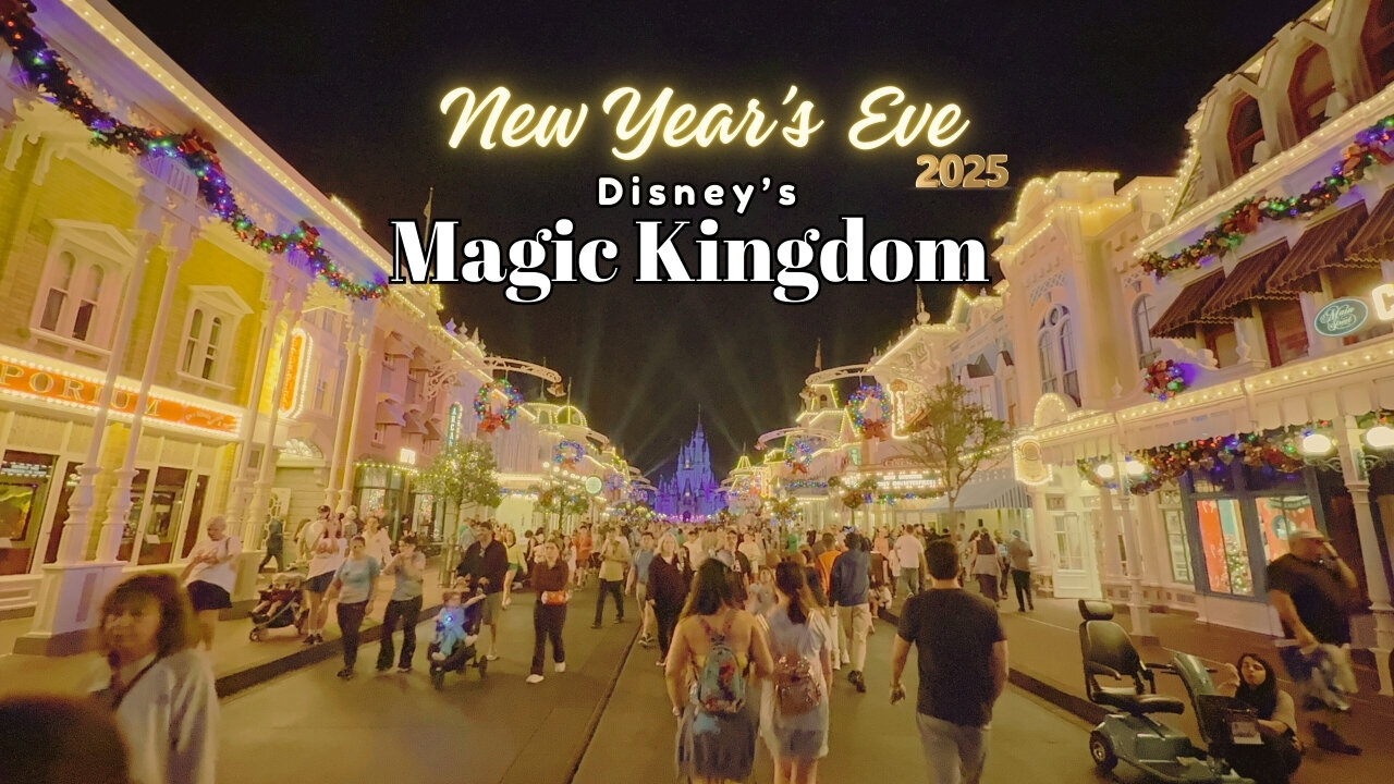 Magical Glimpses of New Year’s Eve Celebration Party at Disney World’s Magic Kingdom! [Ep 8]