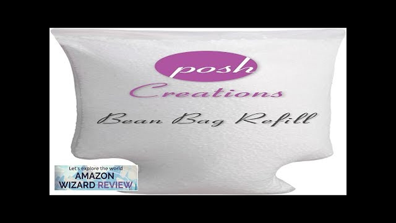 Posh Creations Filling Bean Bag Refill 100 L White with EZ-Pour Zipper Review