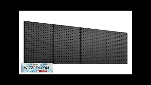 Metal Pegboard Panels 4 Pcs 24" x 12" Wall Organizer for Garage Review