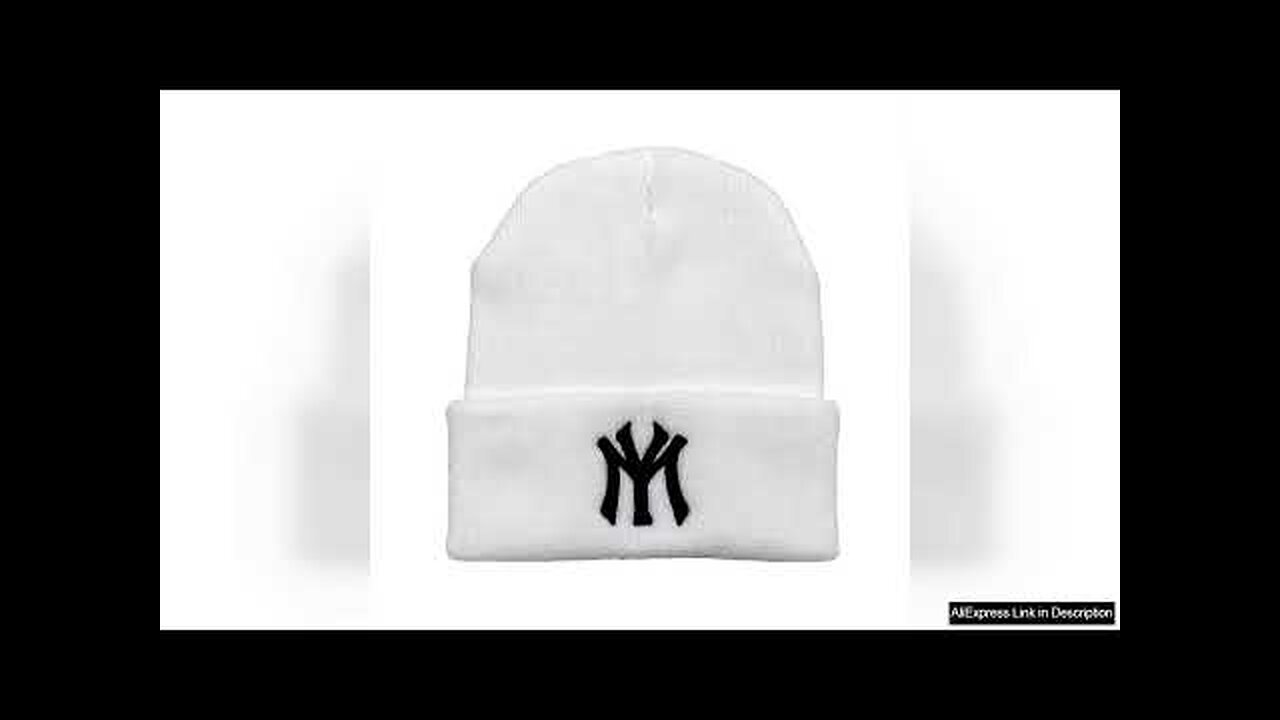 Unisex WY Letter Embroidery Beanie Warm Winter Hat for Men and Women Review