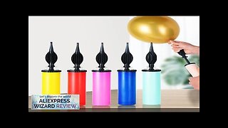 Manual Random Pump Portable Inflator Latex Balloon Confetti Tools For Wedding Birthday Review