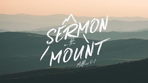 Sermon On The Mount // Giving