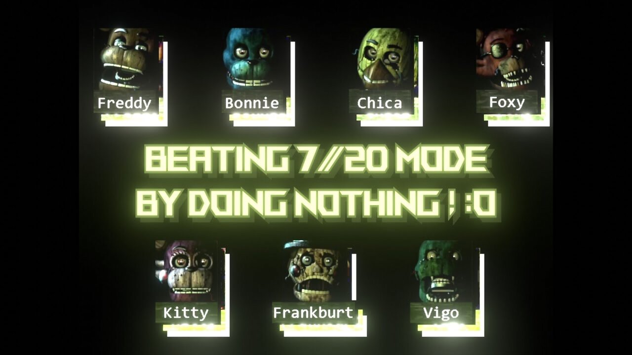 The Return to Freddy's 3 - Bonum Iterum (Version 1.0.8): 7/20 Mode - Strategy + Bonus (fr/en)