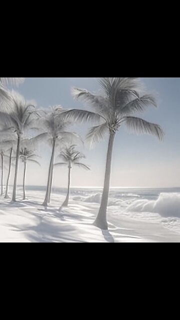 Once In A Lunchtime Snow Storm Hits Florida Gulf Coast
