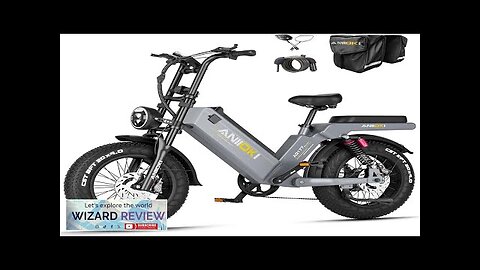 ANIIOKI eBikeAQ177 PRO MAX Electric Bike48/52V 60Ah Electric Commuting Bike200Miles Long Review