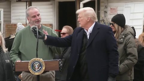 Trump listens to North Carolina flooding victims tell stories of surviving Helene： 'I need help'