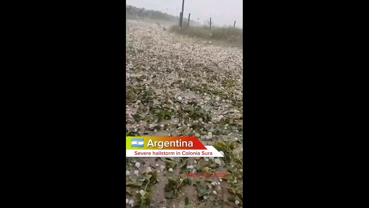 #Argentina #SanJuan #Sarmiento #Hailstorm #ExtremeWeather #climate #anomaly #climatecrisis